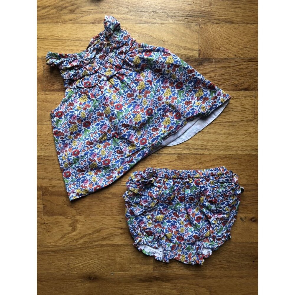 Janie & Jack 0-3 M Floral Outfit